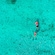 2 snorkelers in the water at Kuza Beach Park in Cozumel, Mexico